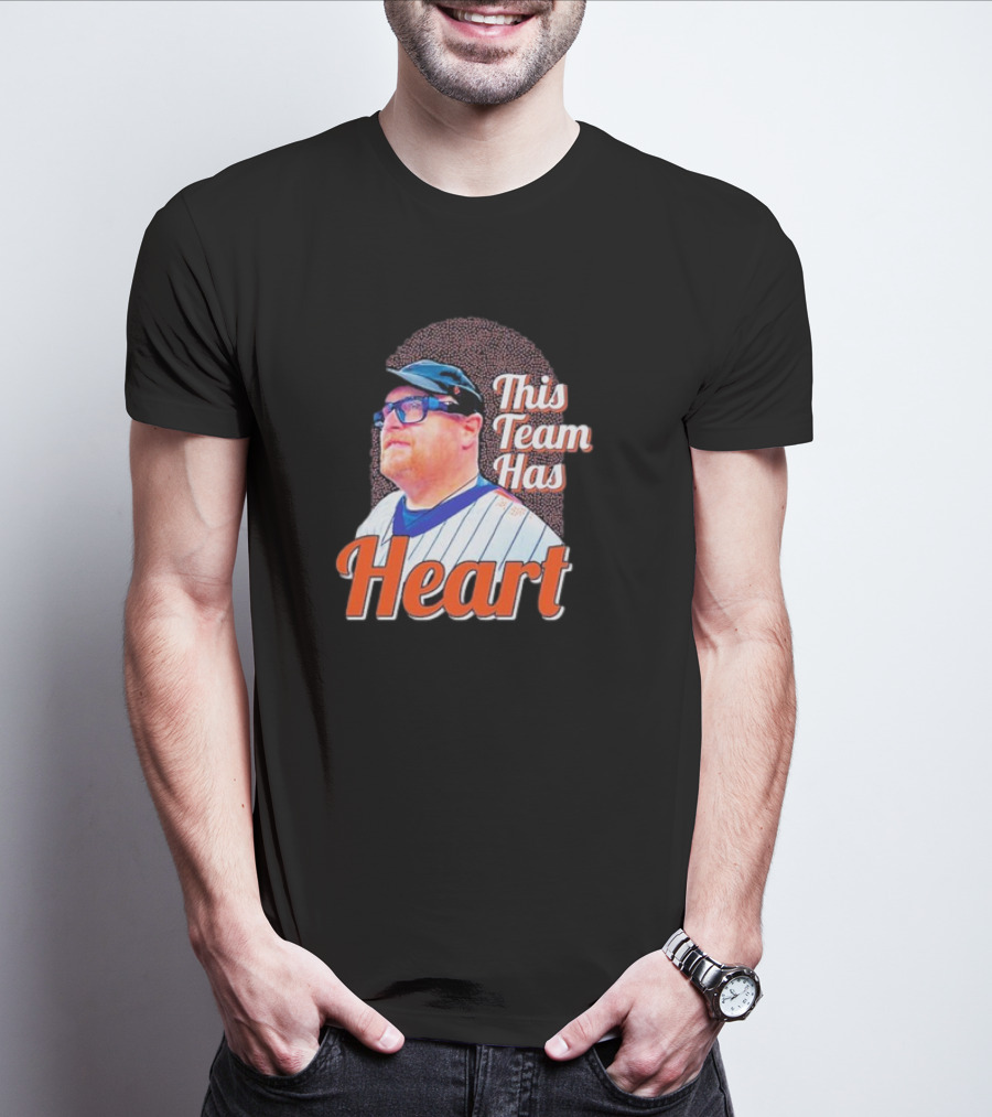 Frank Fleming This Team Has Heart New York Mets T-Shirt