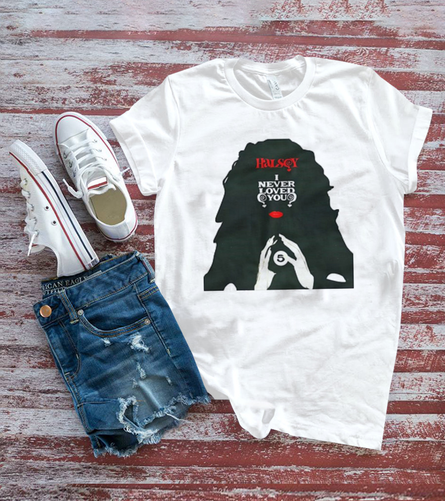 Halsey I Never Loved You 5 Ball Hands T-Shirt