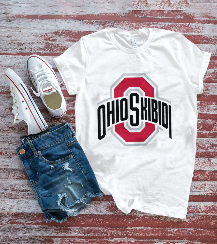 Ohio Skibidi Ohio State Buckeyes T-Shirt