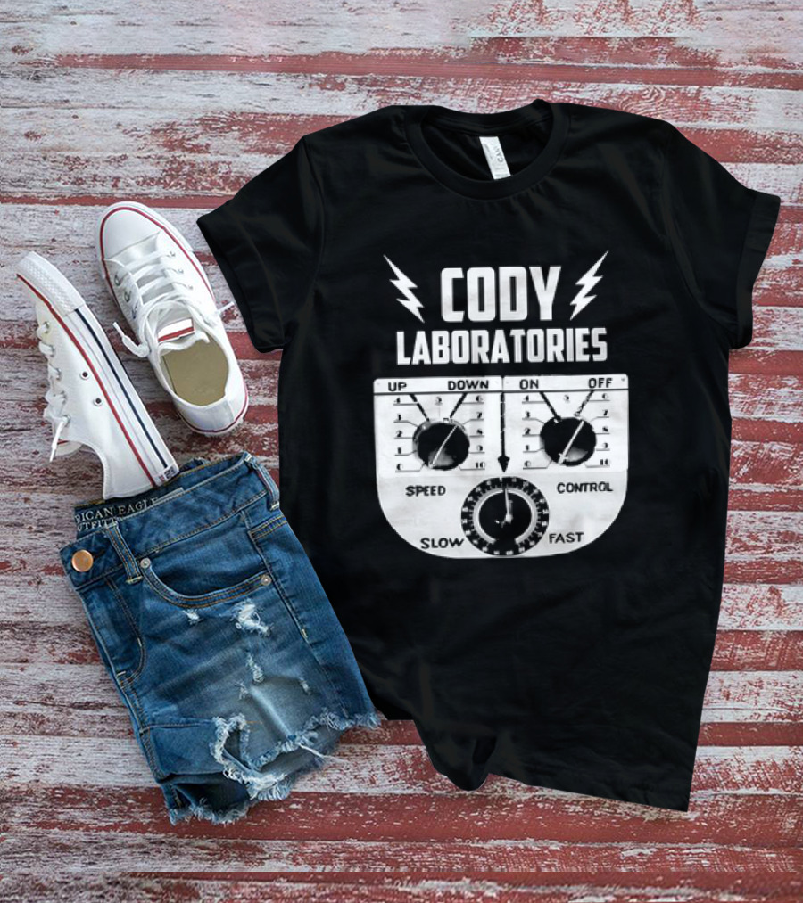 Cody Laboratories Speed Control Up Down On Off Slow Fast T-Shirt