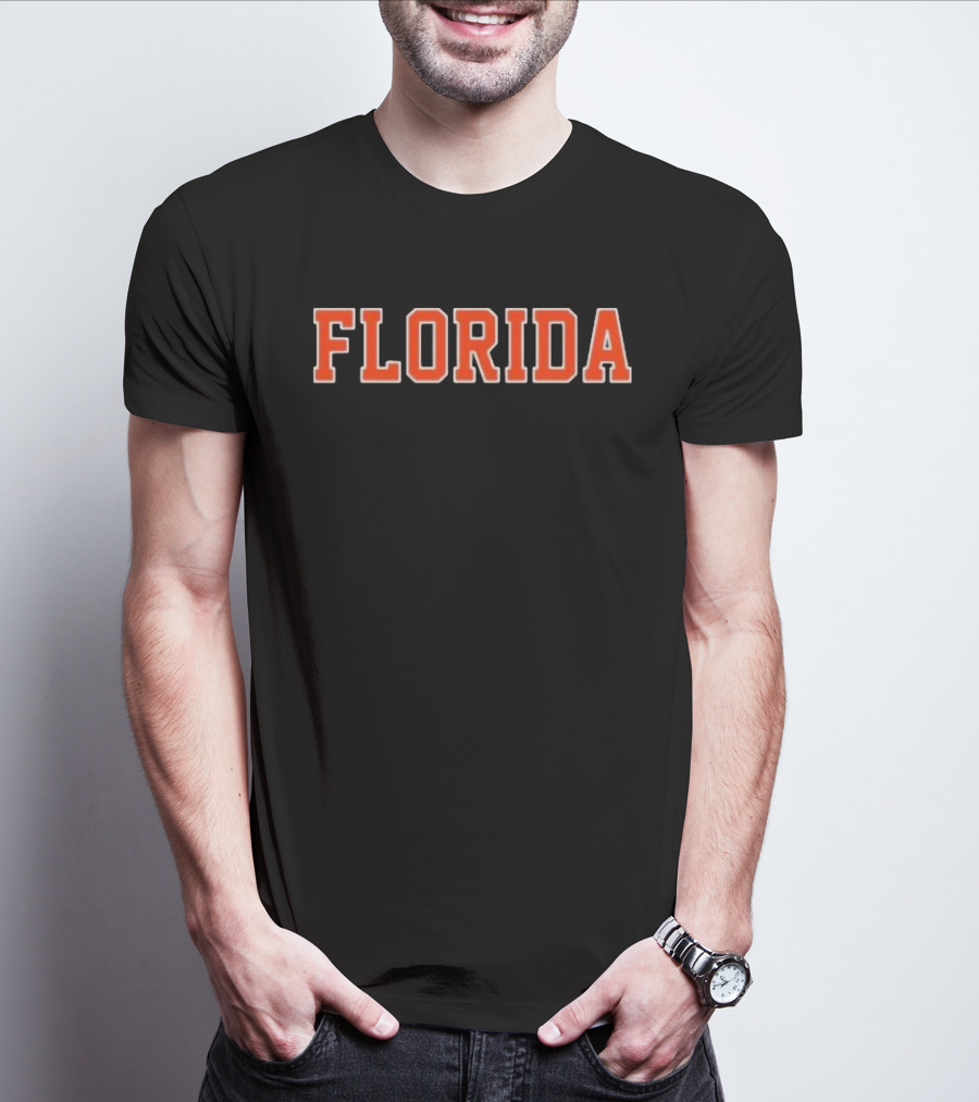 Florida Orange Retro T-Shirt