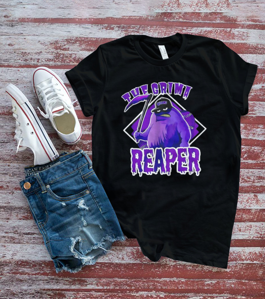 New York Mets The Grima Reaper Queens Baseball Character T-Shirt