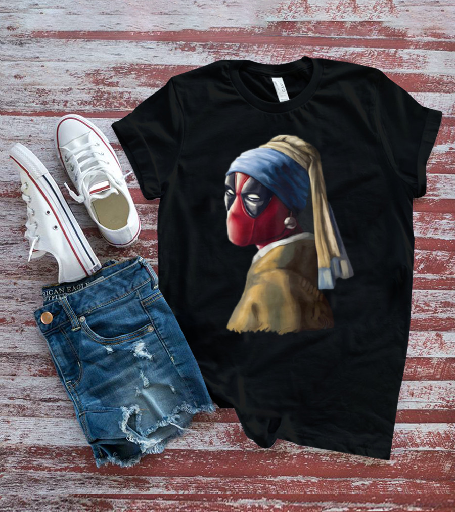 Deadpool With A Pearl Earring T-Shirt
