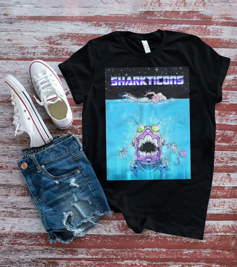 Sharkticons Underwater Robot Monsters T-Shirt