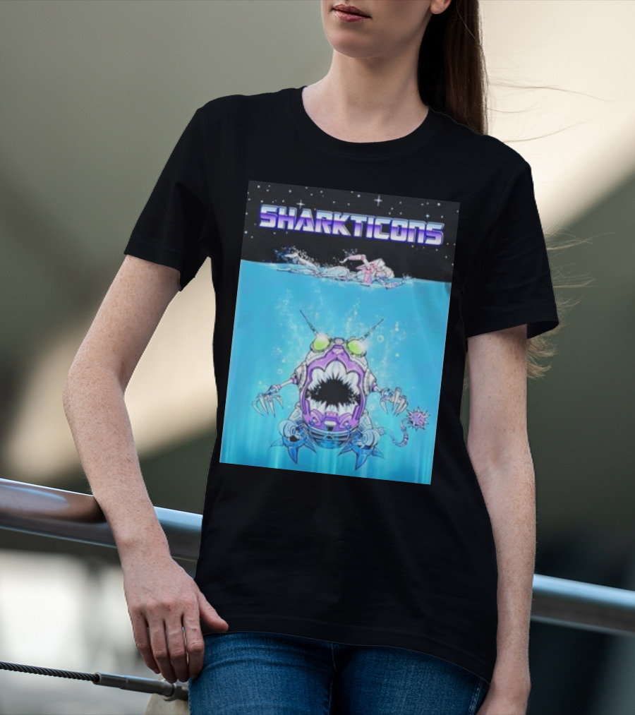 Sharkticons Underwater Robot Monsters T-Shirt