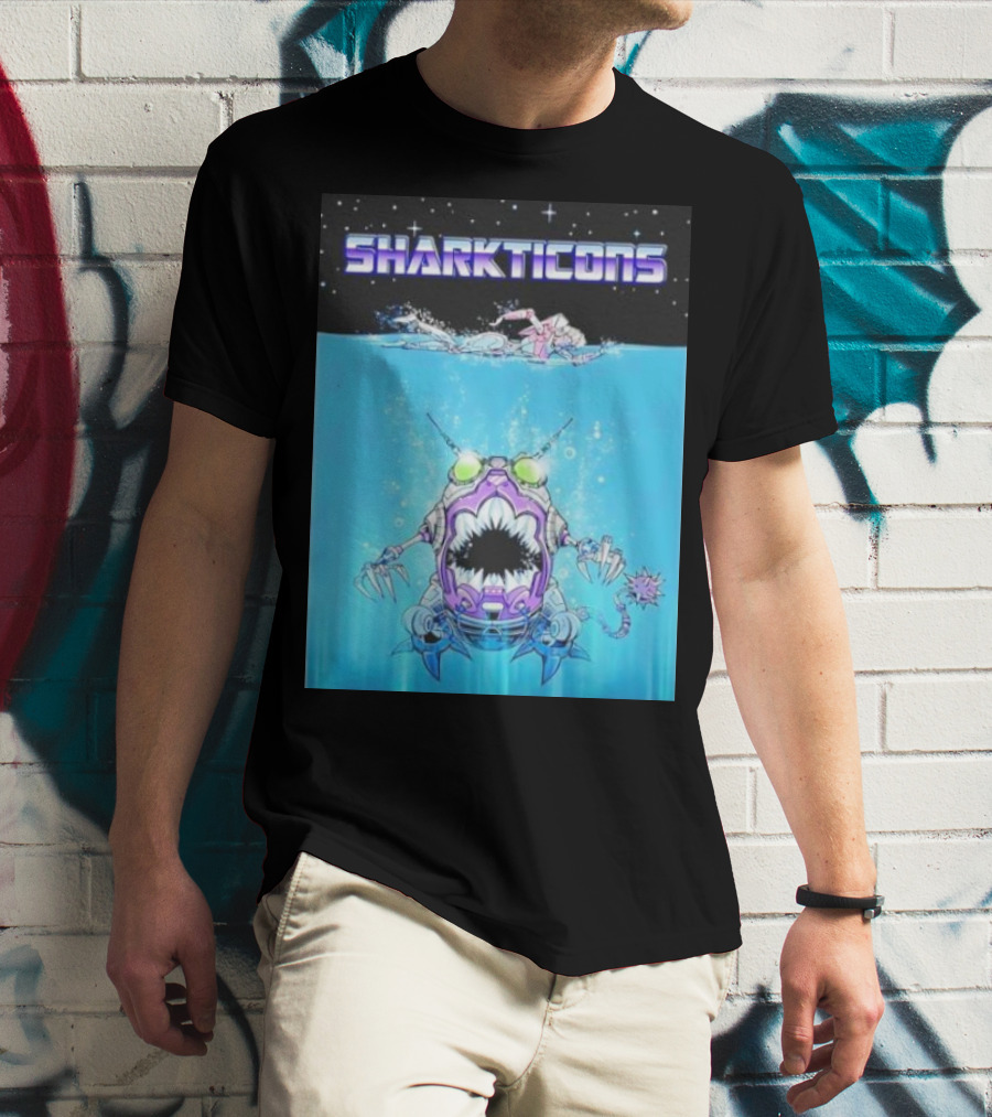 Sharkticons Underwater Robot Monsters T-Shirt