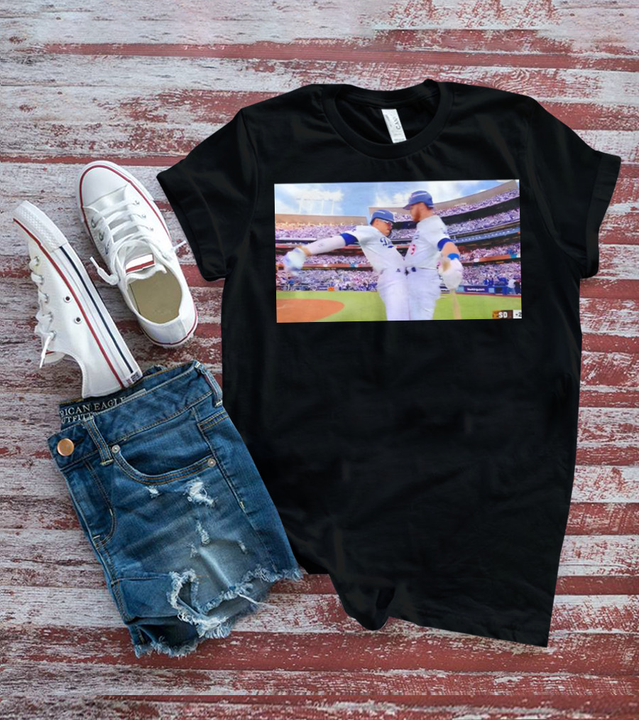 Kike Hernandez Gavin Lux Dodgers T-Shirt