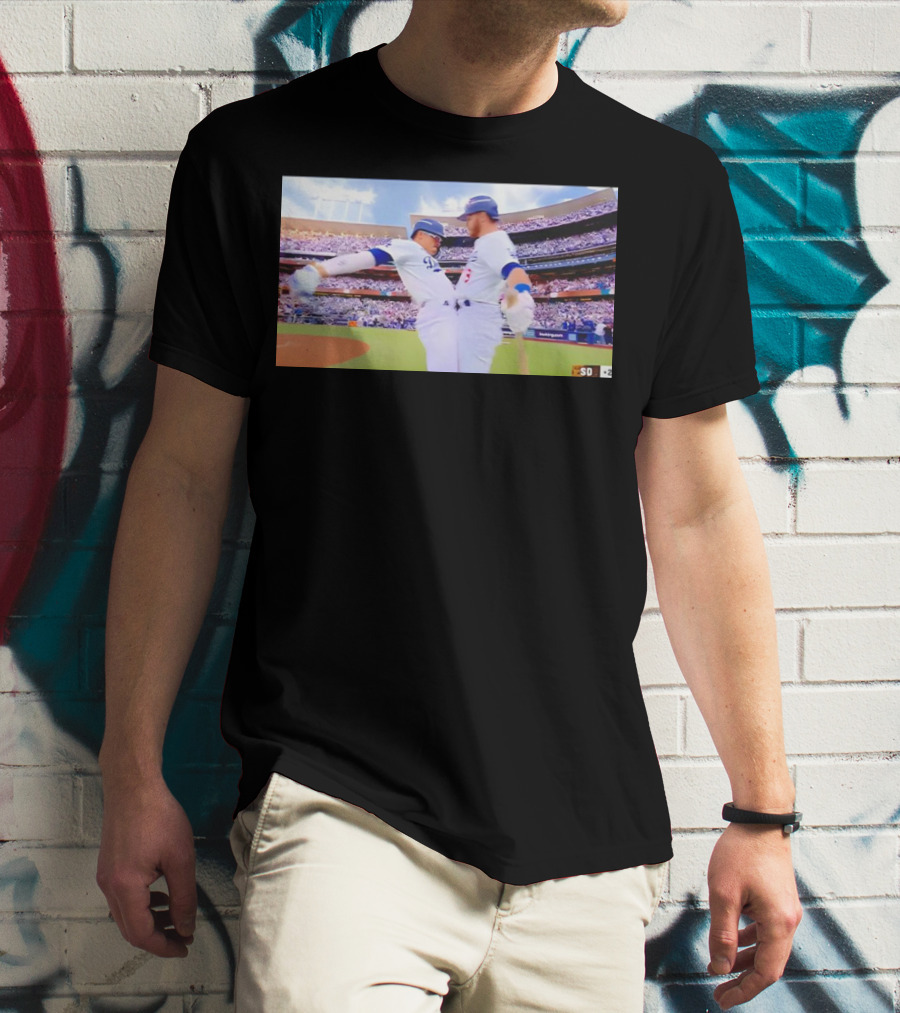 Kike Hernandez Gavin Lux Dodgers T-Shirt