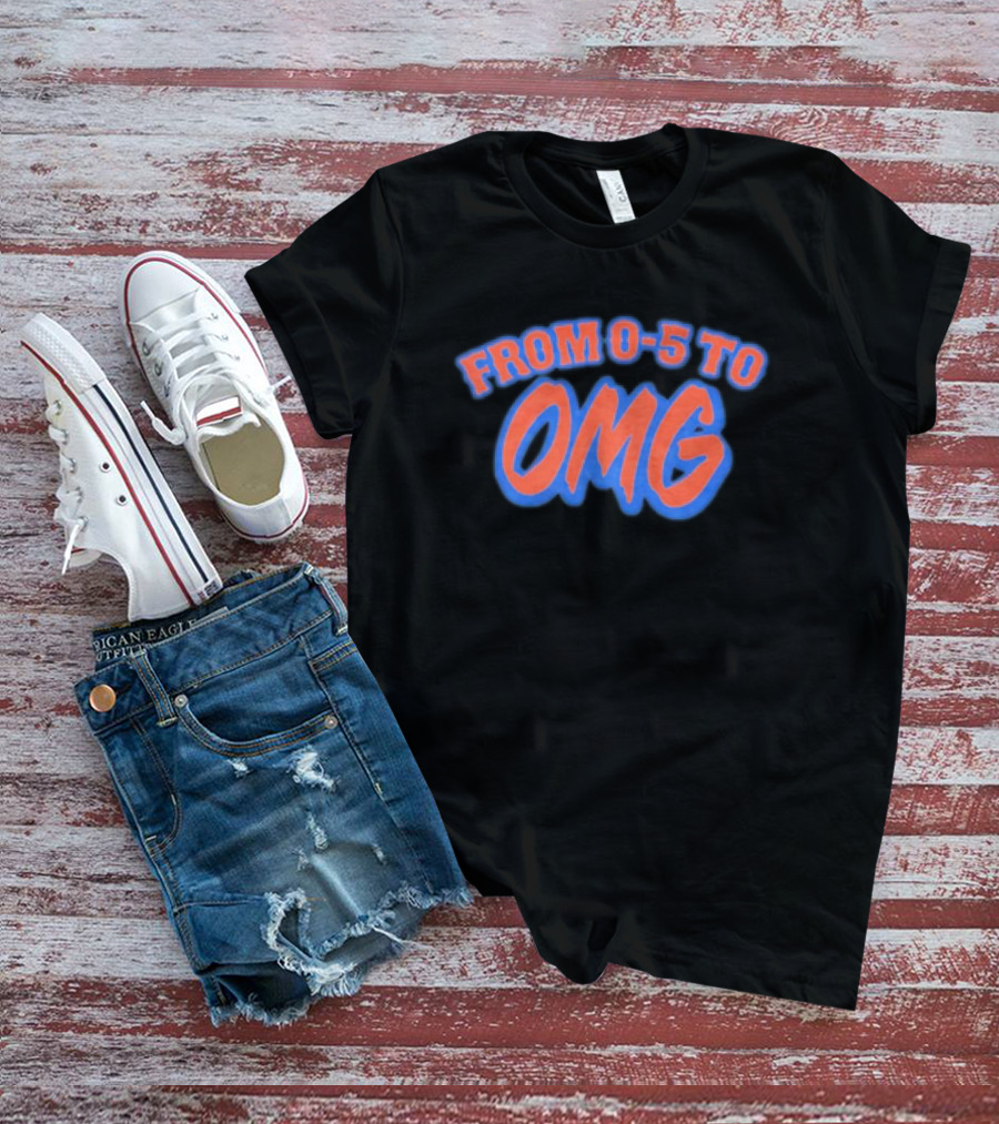 From 0-5 To OMG New York Mets Transformation T-Shirt