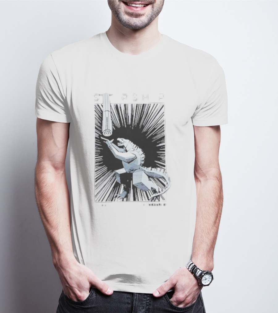 Starship Flight 5 Mecha Dinosaur Space Adventure T-Shirt