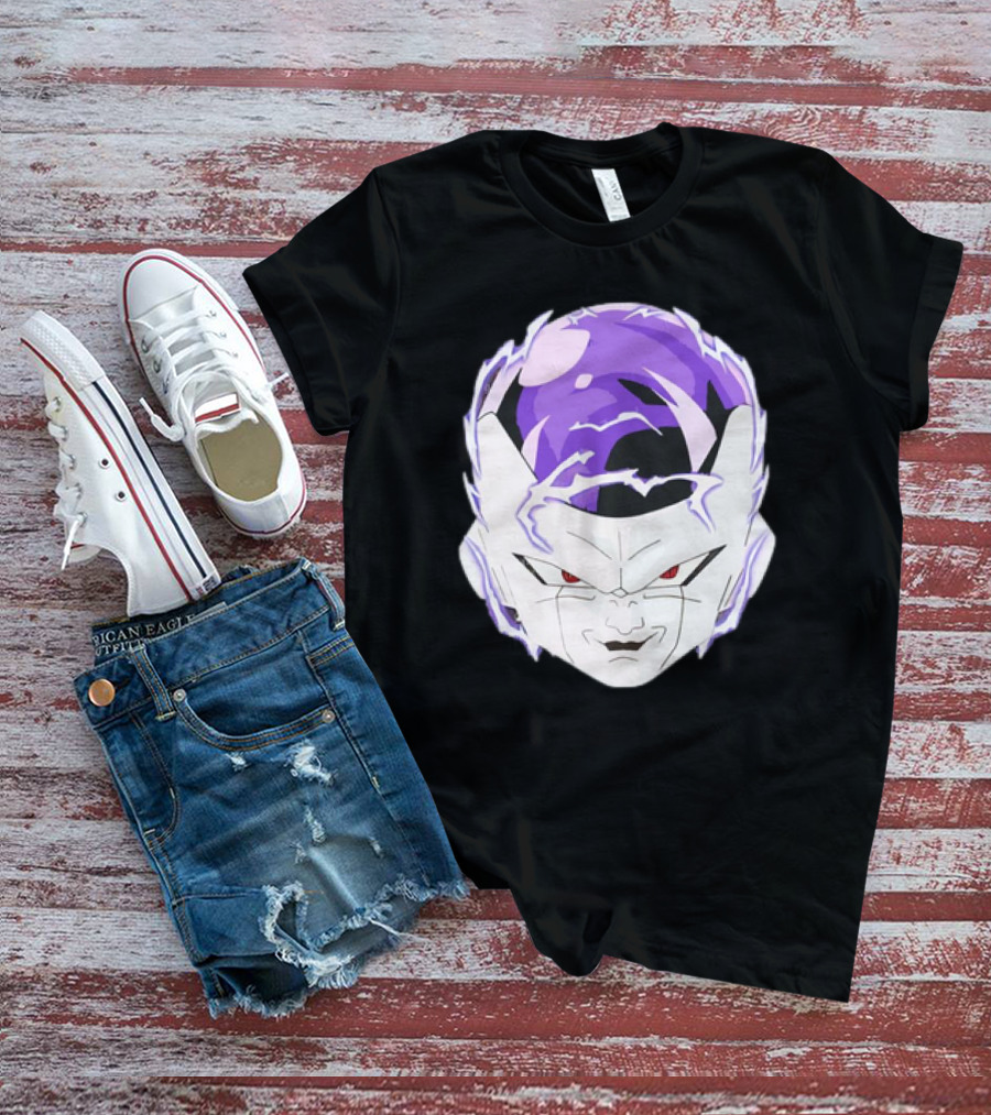 Frieza Dragon Ball Face With Purple Accents T-Shirt