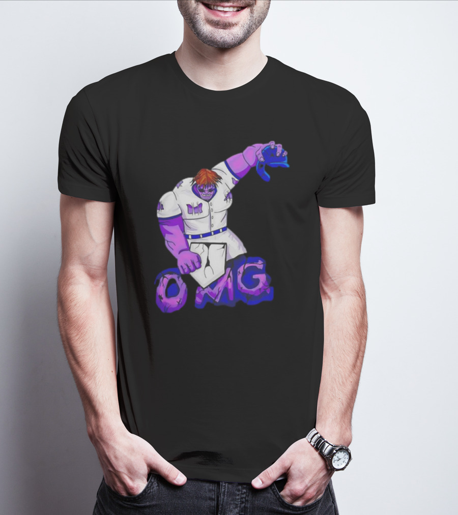 Omg New York Mets Winker Smash Postseason T-Shirt