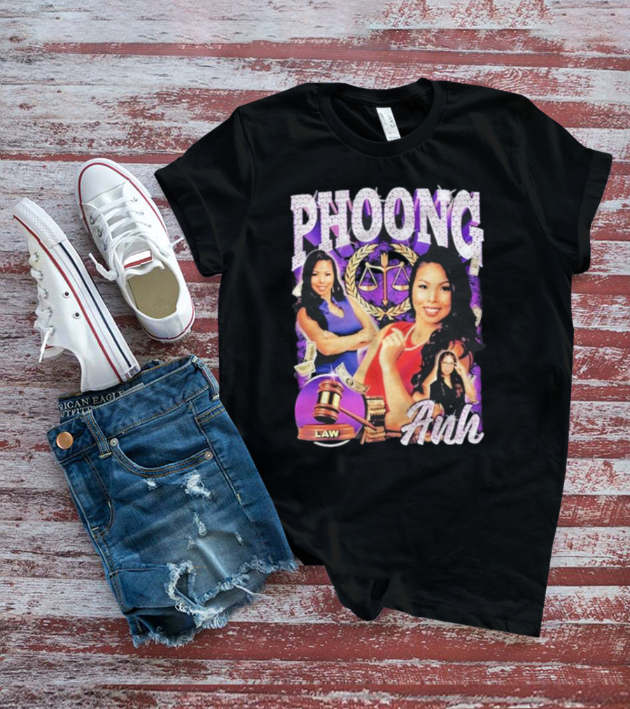 Bay Area Phoong Law Anh With Scales And Gavel T-Shirt