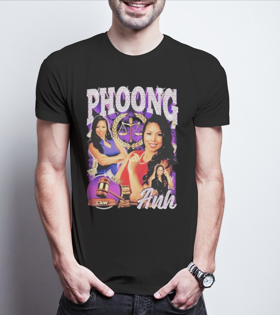 Bay Area Phoong Law Anh With Scales And Gavel T-Shirt