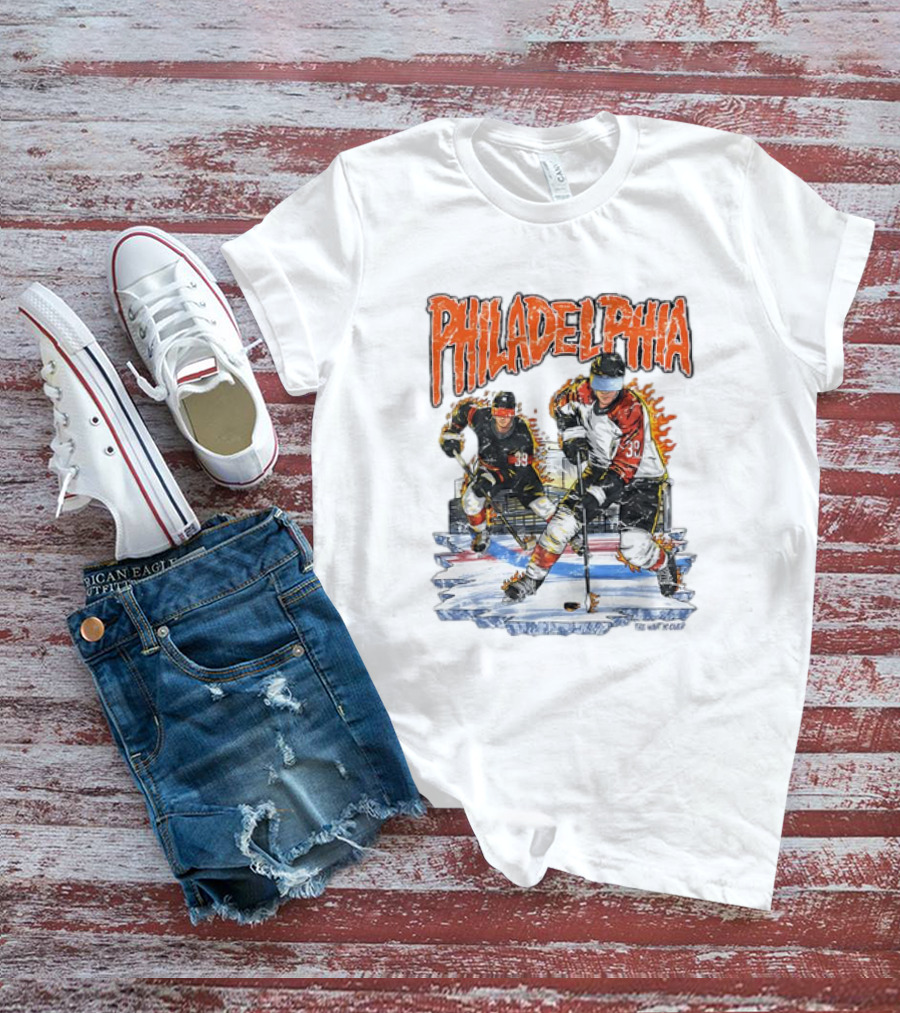 Philadelphia Flyers Hockey Matvei Michkov The Wait Is Over T-Shirt