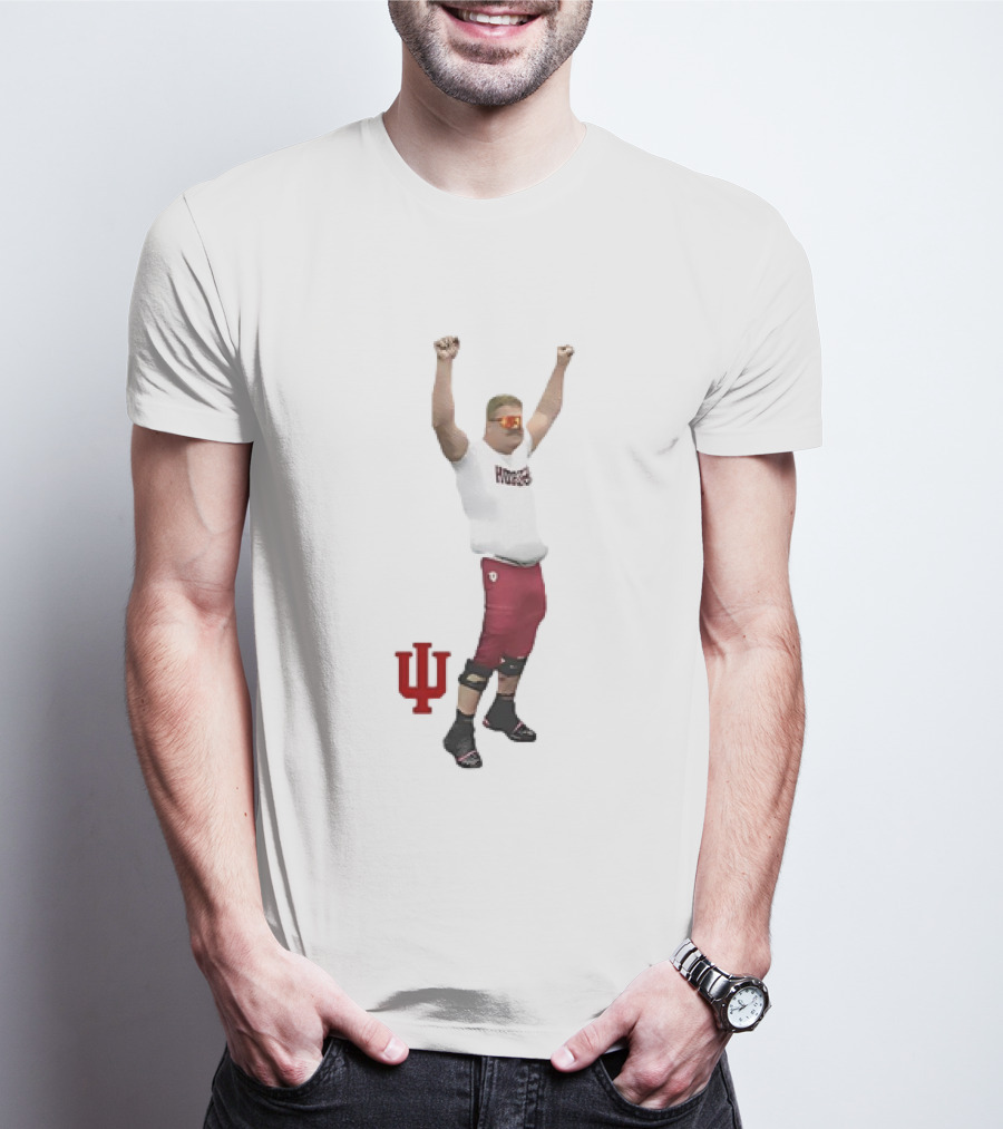 Indiana Hoosiers Mike Katic Cartoon IU T-Shirt