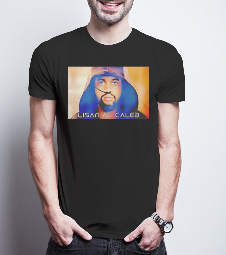 Lisan Al Caleb Blue Hooded T-Shirt