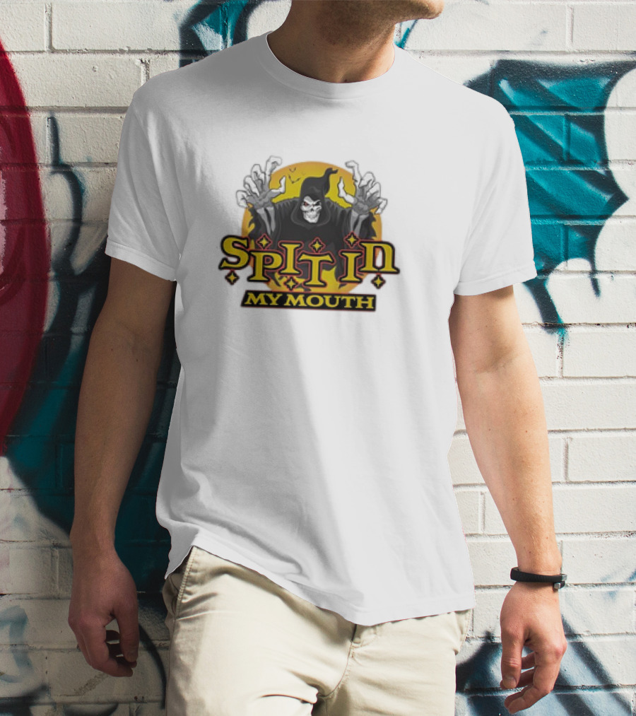 Death Spit In My Mouth Cartoon Retro T-Shirt