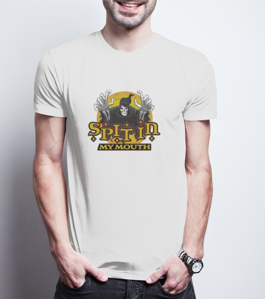 Death Spit In My Mouth Cartoon Retro T-Shirt