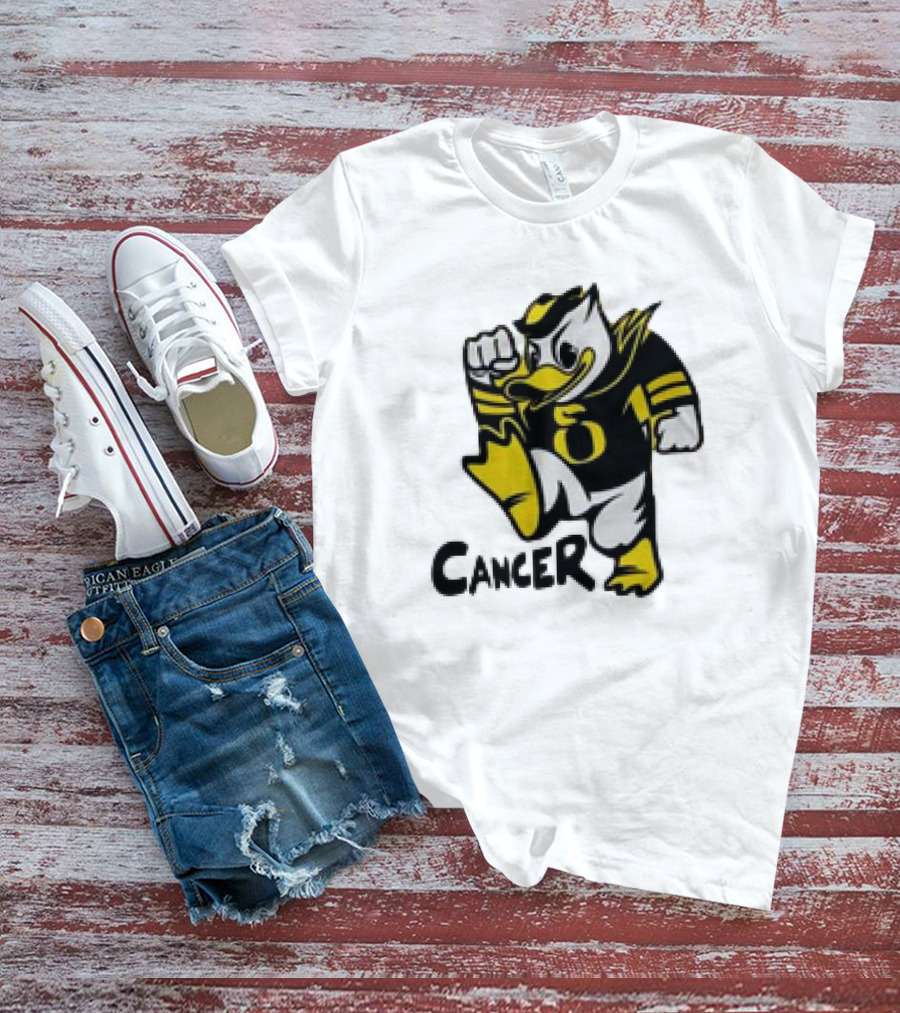 Oregon Ducks Cancer Awareness Stomp Out T-Shirt