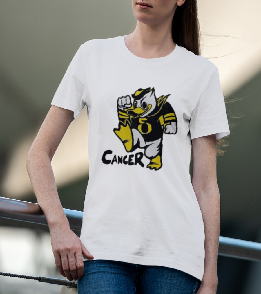 Oregon Ducks Cancer Awareness Stomp Out T-Shirt