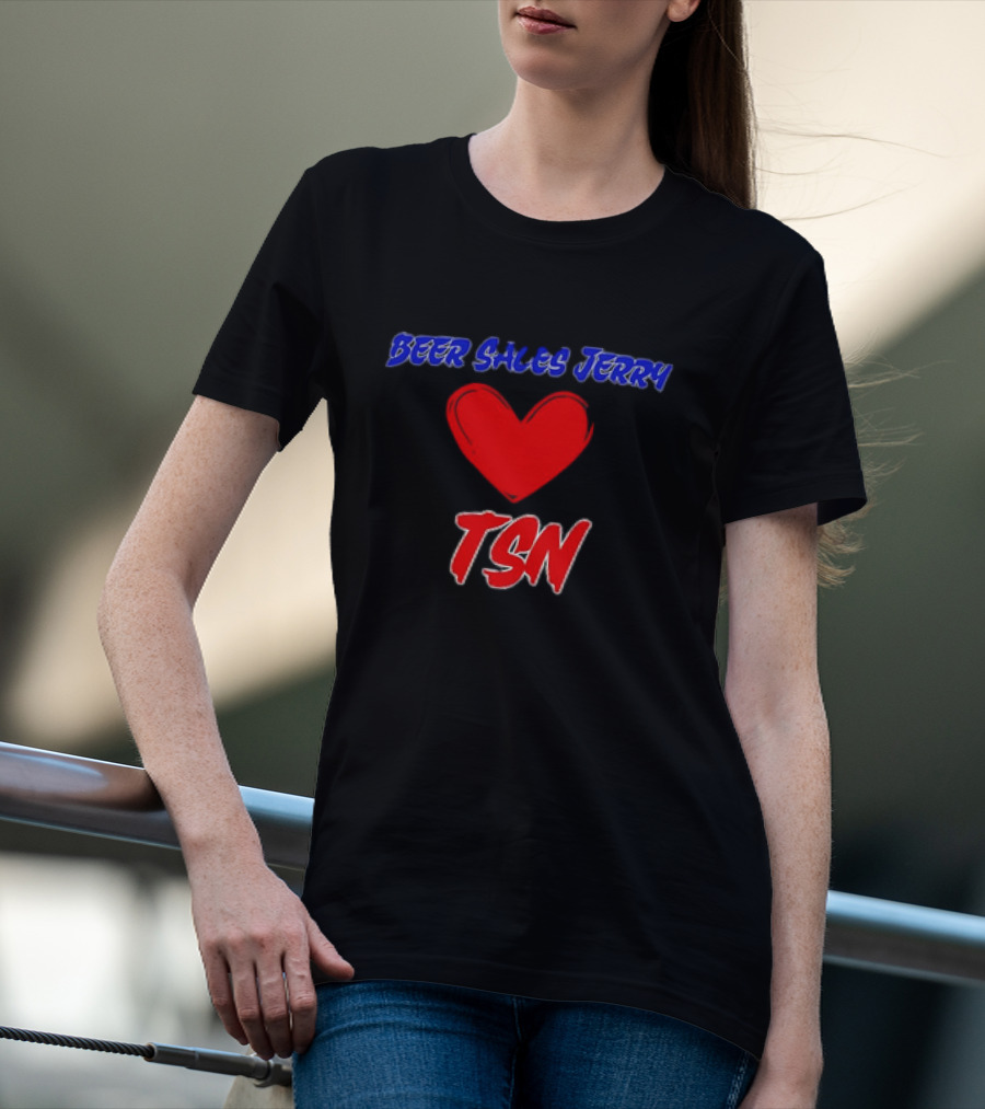 Beer Sales Jerry Love Heart TSN T-Shirt