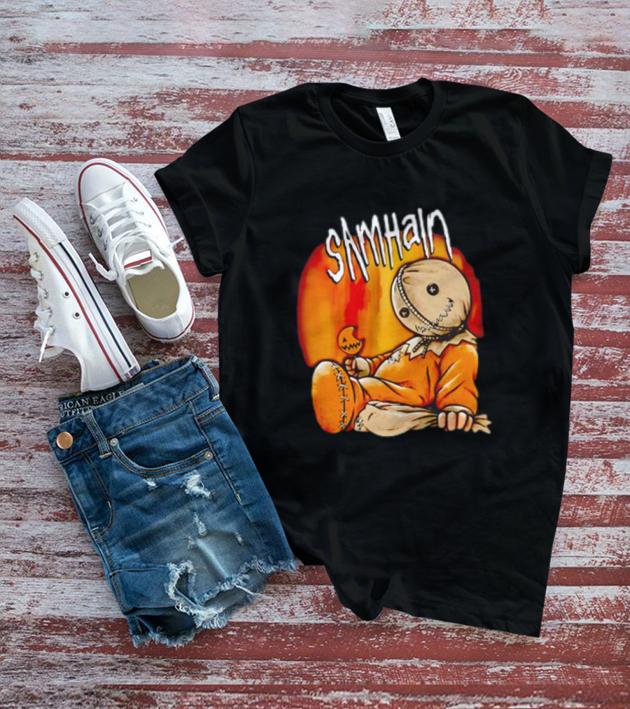 Samhain Trick 'r Treat Sam Korn's Issues Album Mashup T-Shirt