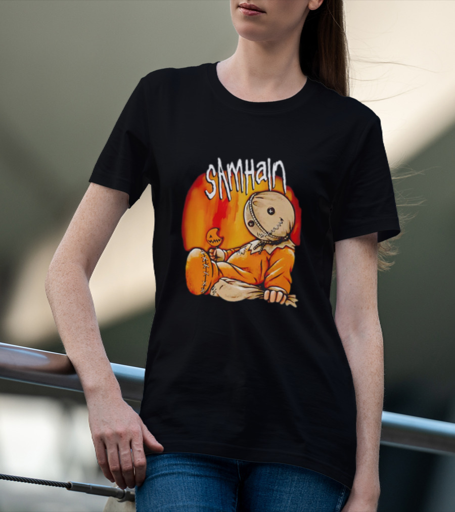 Samhain Trick 'r Treat Sam Korn's Issues Album Mashup T-Shirt