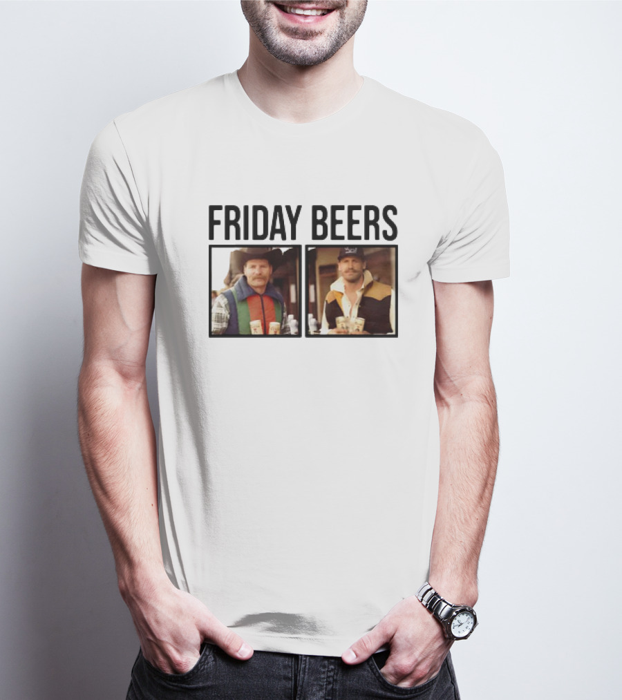 Friday Beers Chase Rice Duo Vintage Look T-Shirt