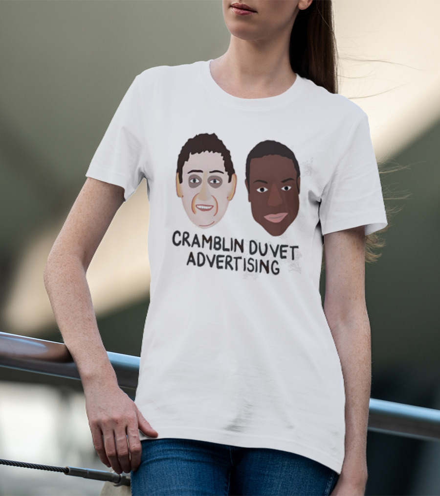 Cramblin Duvet Advertising Faces T-Shirt