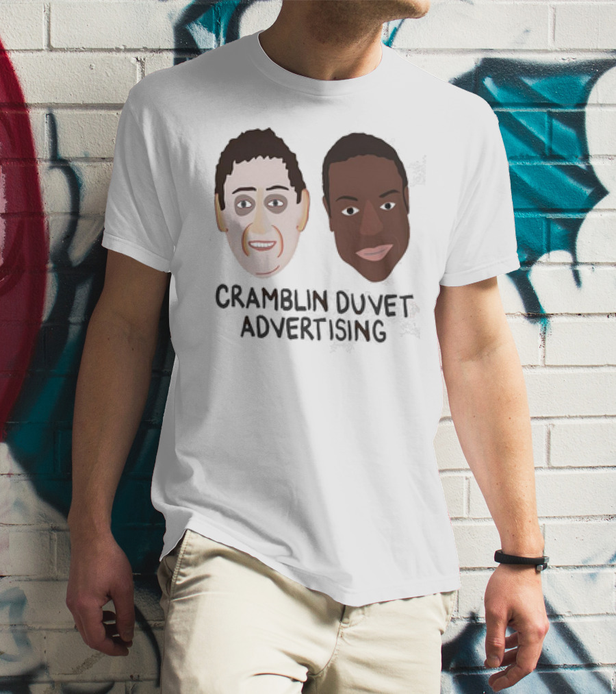 Cramblin Duvet Advertising Faces T-Shirt