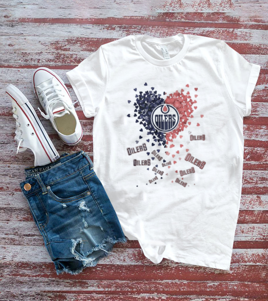 Edmonton Oilers Heart Oilers Passionate Oilers Oilers Oilers T-Shirt