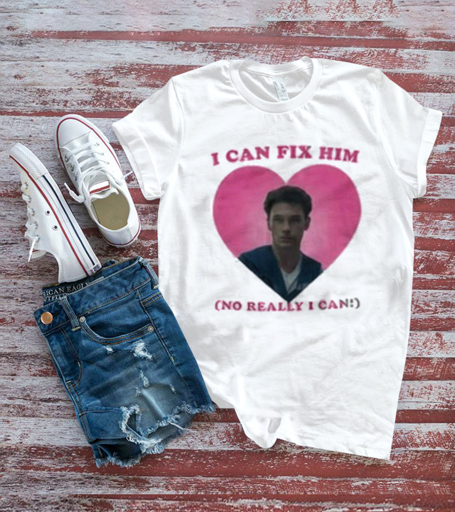 Erik Menendez Pink Heart I Can Fix Him No Really I Can T-Shirt