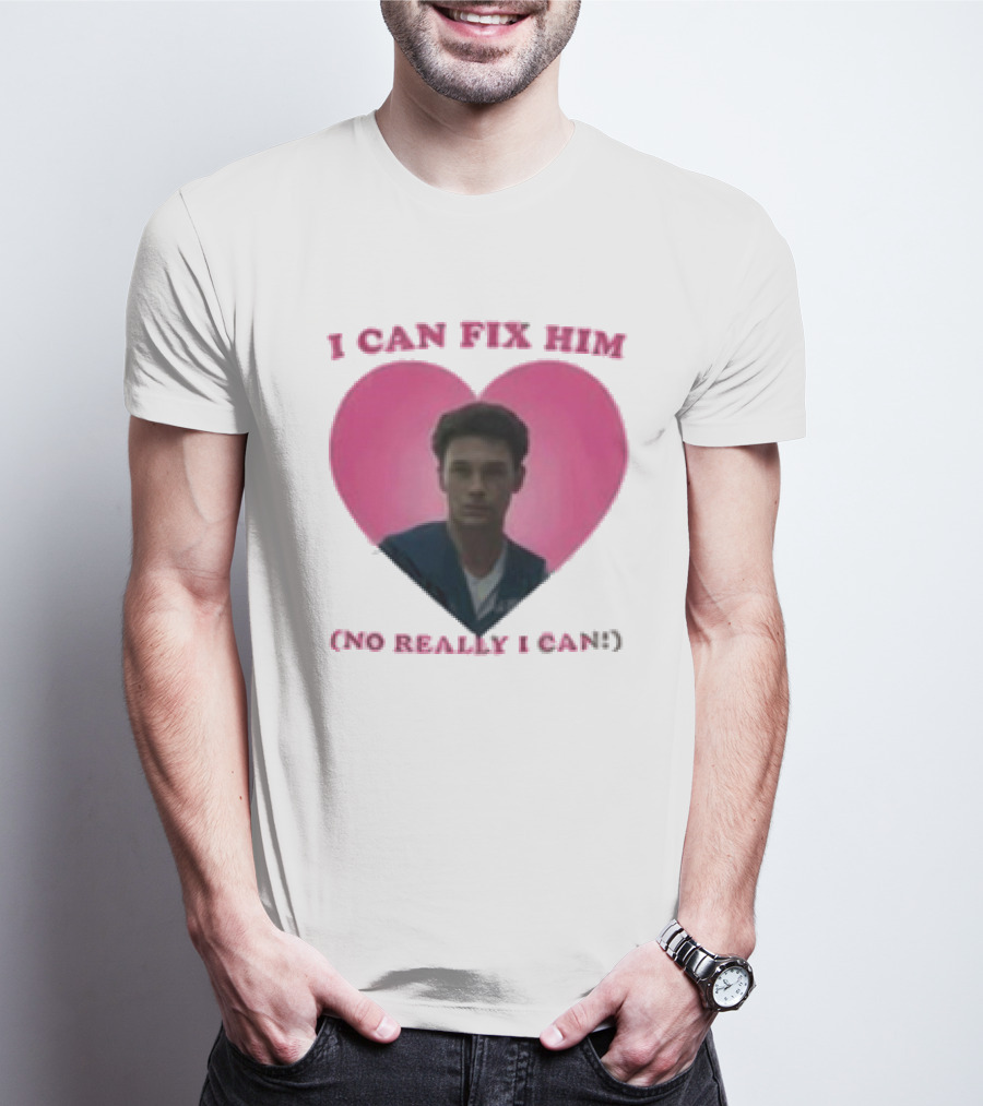 Erik Menendez Pink Heart I Can Fix Him No Really I Can T-Shirt