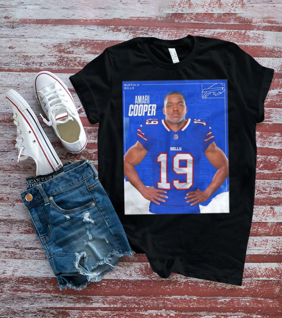 Amari Cooper Buffalo Bills NFL Football Player Card T-Shirt