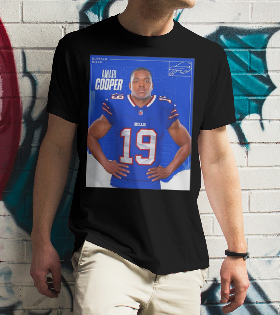 Amari Cooper Buffalo Bills NFL Football Player Card T-Shirt