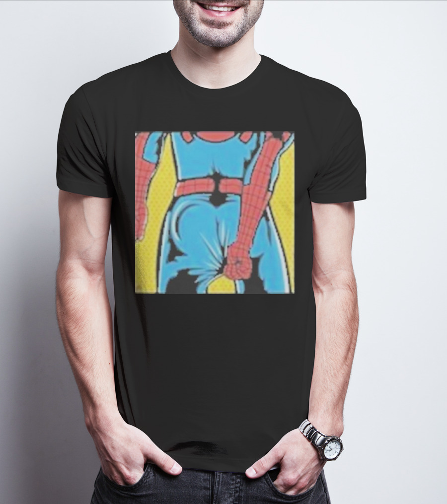 Spider-Man Suit Tightness Issue Visual Pop T-Shirt
