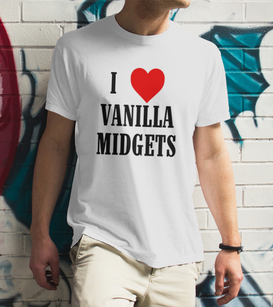 I Heart Vanilla Midgets Fun T-Shirt