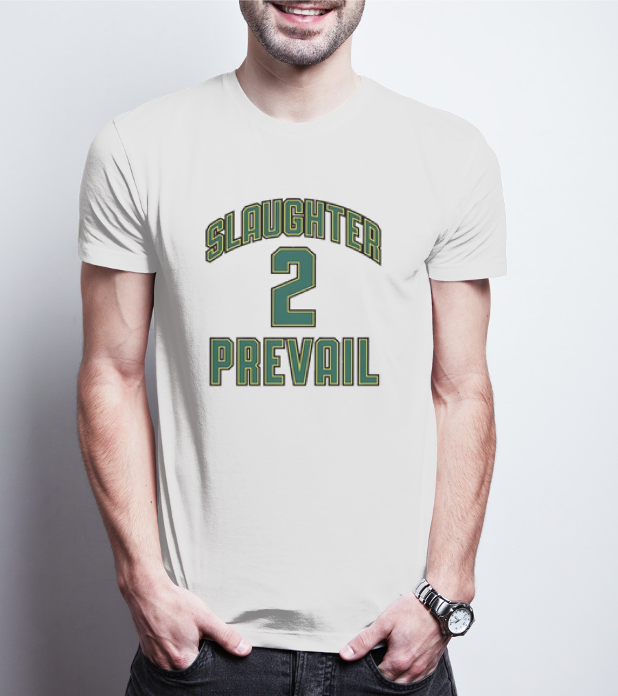 Slaughter 2 Prevail Hockey Jersey Number T-Shirt