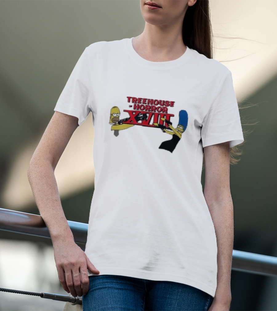Treehouse Of Horror XVIII The Simpsons Homer Marge Babbitt Revived T-Shirt