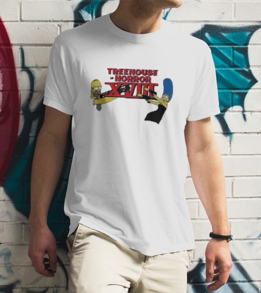 Treehouse Of Horror XVIII The Simpsons Homer Marge Babbitt Revived T-Shirt