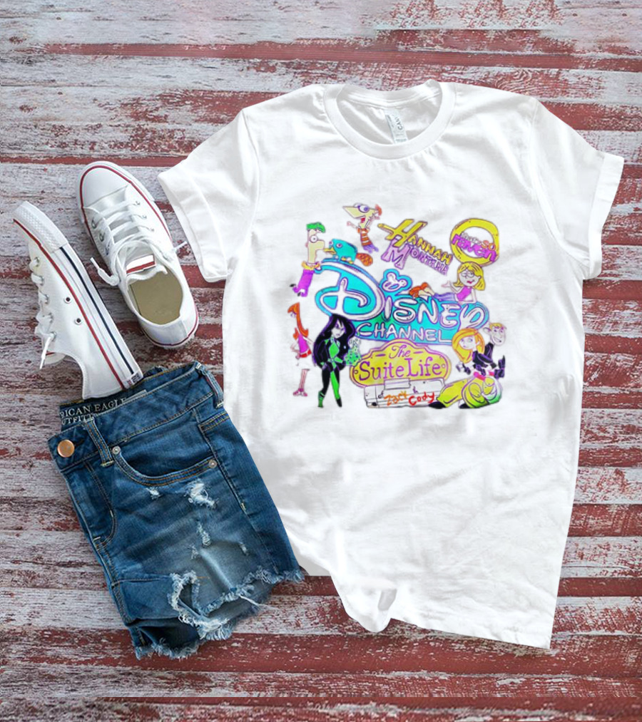 Disney Channel The Suite Life That’s So Raven Hannah Montana Kim Possible Phineas And Ferb T-Shirt
