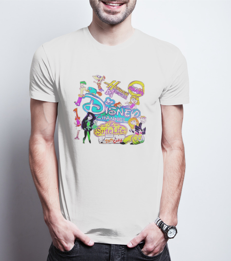 Disney Channel The Suite Life That’s So Raven Hannah Montana Kim Possible Phineas And Ferb T-Shirt