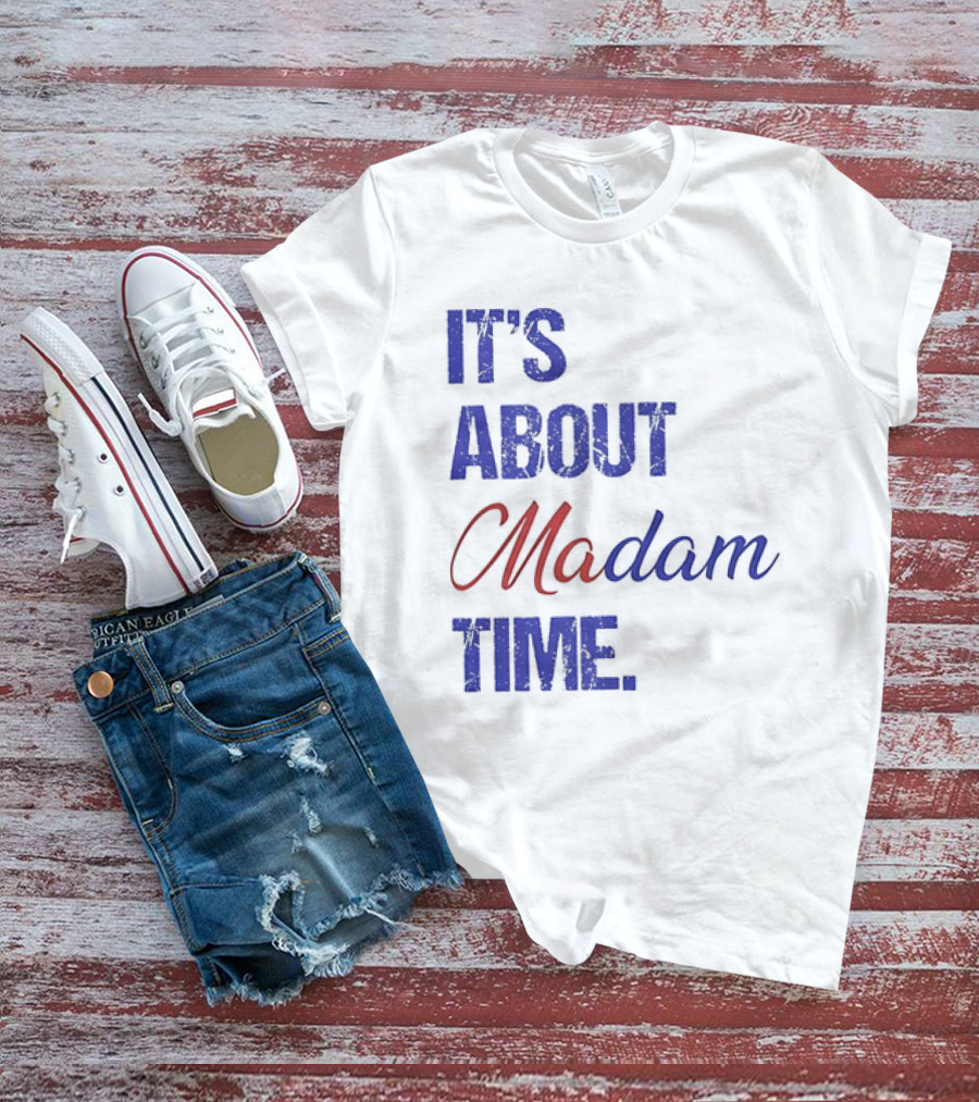It’s About Madam Time Blue Red Vintage T-Shirt
