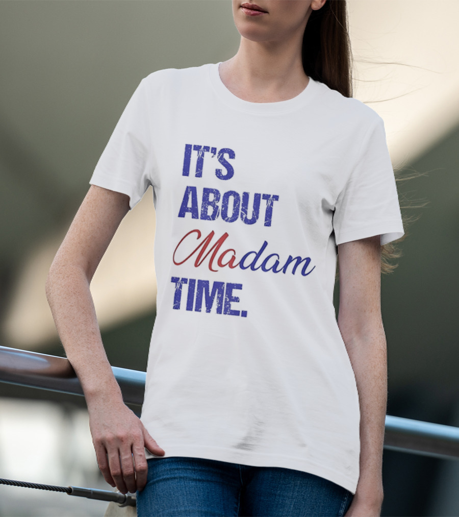 It’s About Madam Time Blue Red Vintage T-Shirt