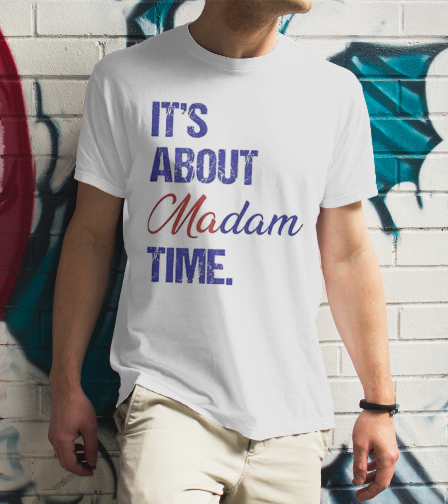 It’s About Madam Time Blue Red Vintage T-Shirt