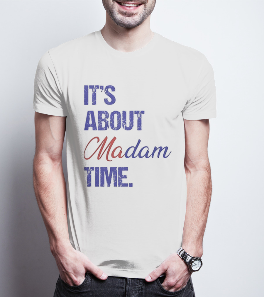 It’s About Madam Time Blue Red Vintage T-Shirt