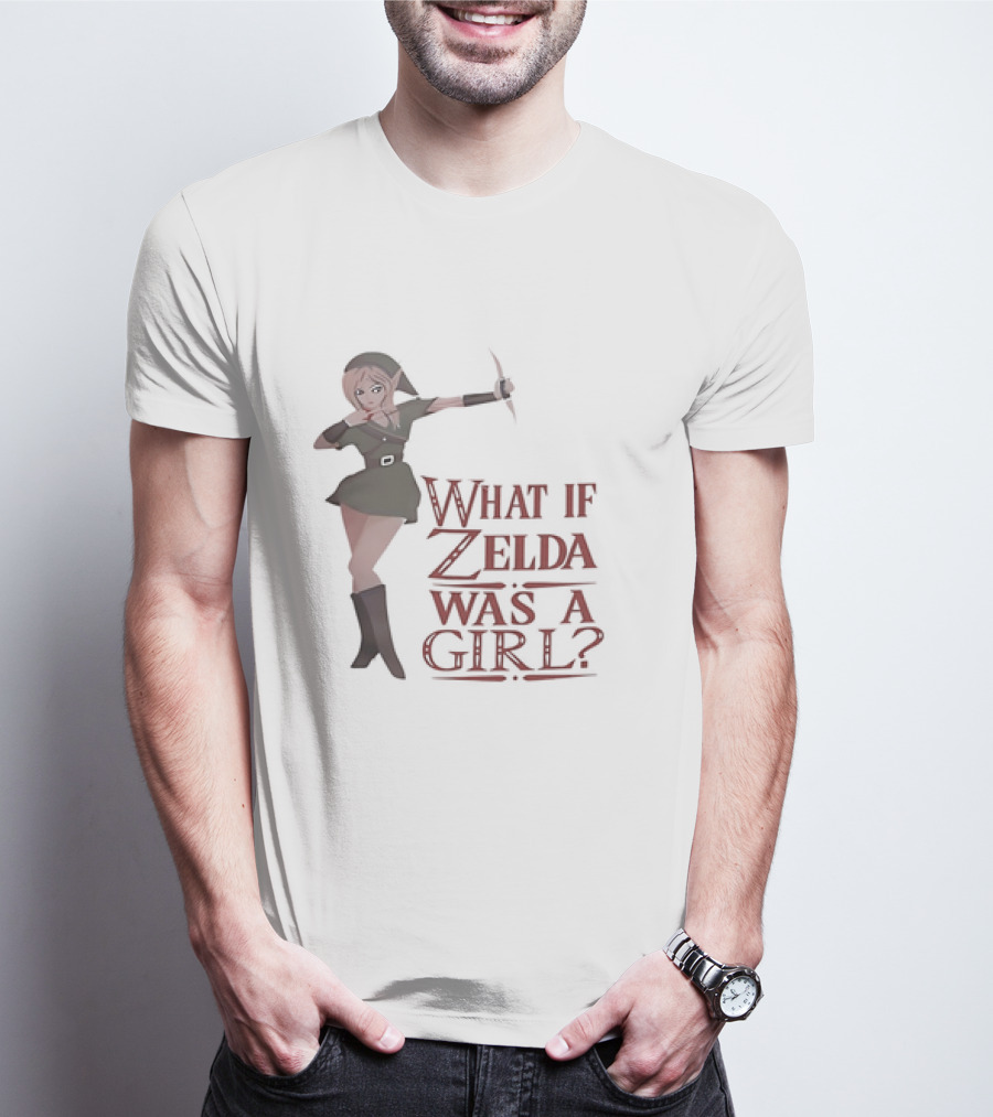 Josh Sawyer What If Zelda Was A Girl? T-Shirt