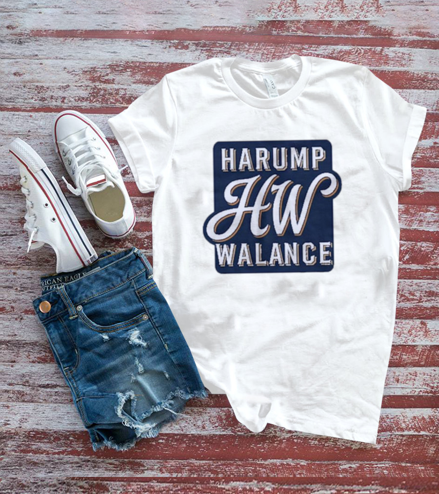 HW Harump Walance Block Font T-Shirt