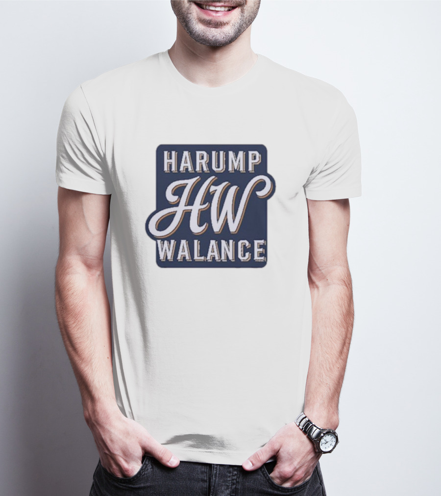 HW Harump Walance Block Font T-Shirt